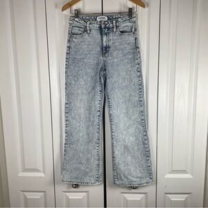 RSQ Tilly’s High Rise Flare Jeans Women’s 26 Blue Acid Wash Denim Grunge 90s